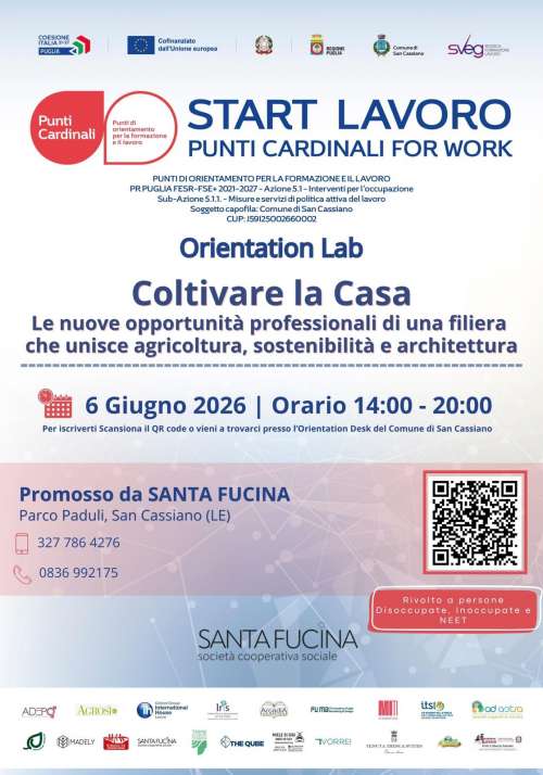 PUNTI CARDINALI FOR WORK - START LAVORO ORIENTATION LAB \